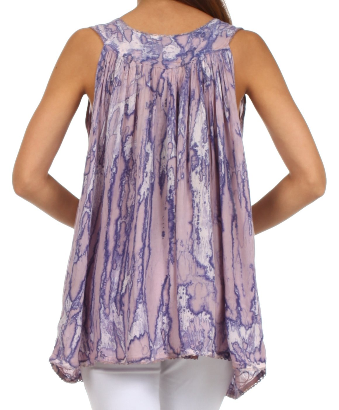 Sakkas Boho Love Sleeveless Blouse - Concordia Style Boutique