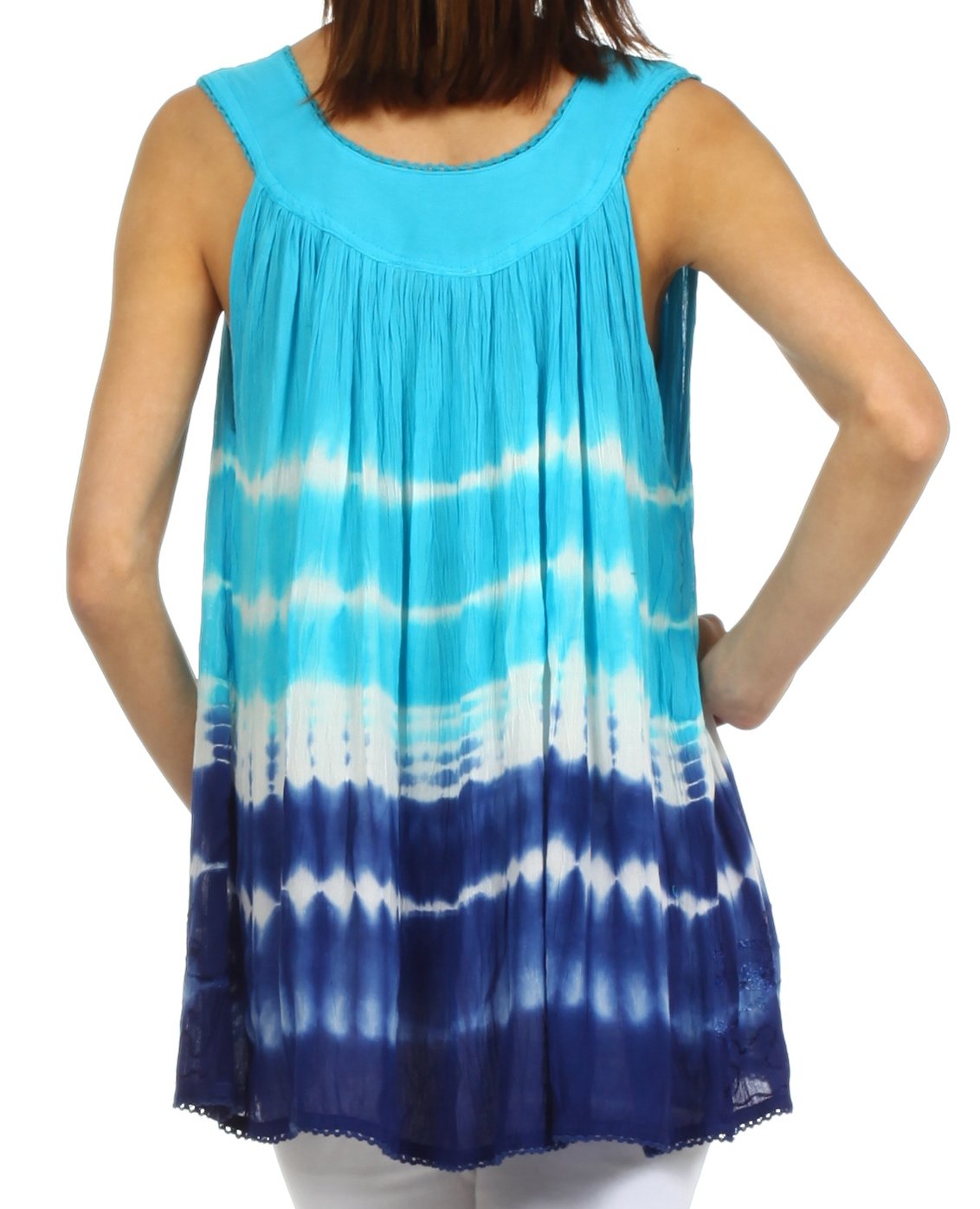 Sakkas Dakota Sky Sleeveless Blouse - Concordia Style Boutique