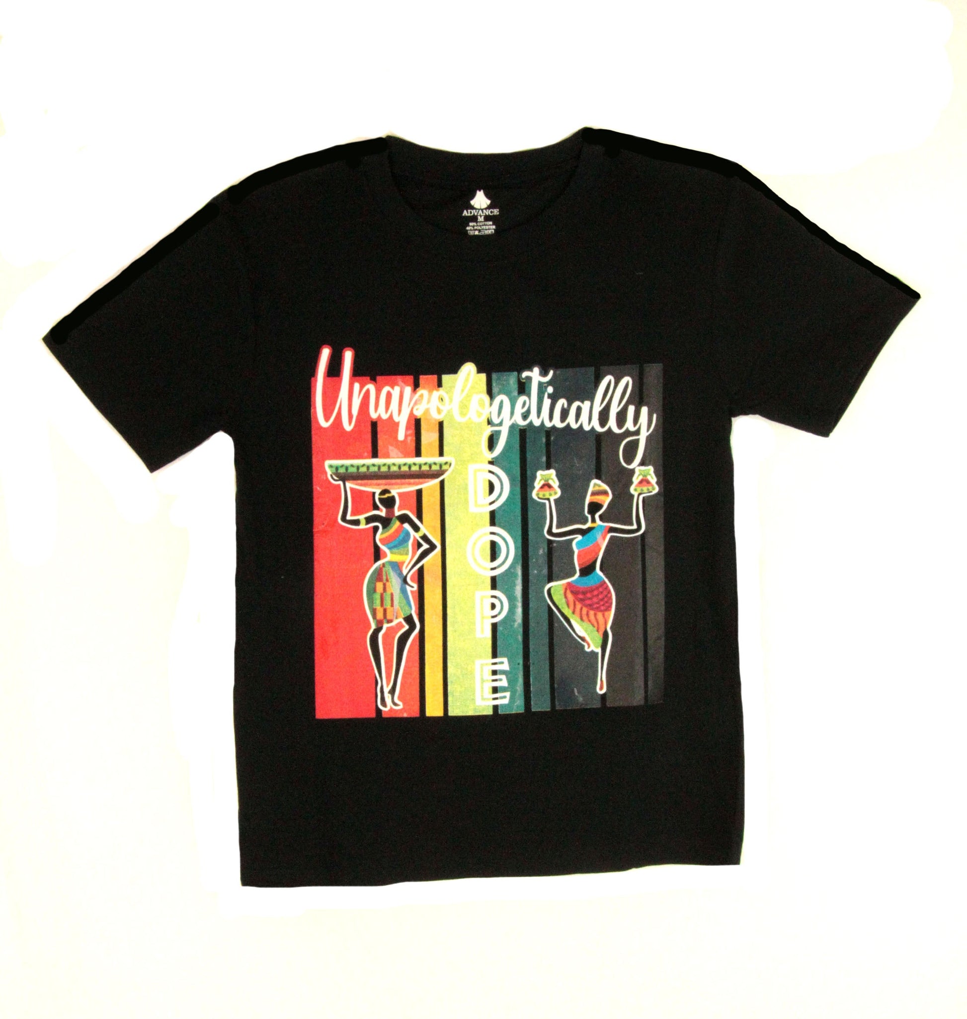 Sakkas Esi Unisex African American T-shirt Printed Kente Tee Short Sleeve - Concordia Style Boutique
