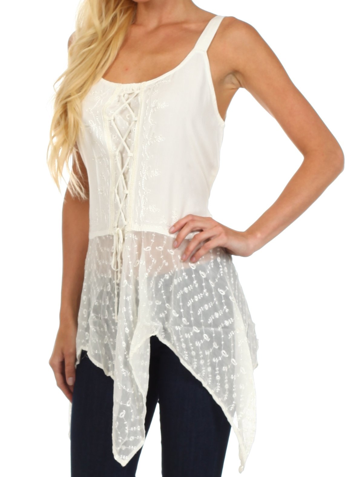 Sakkas Gisela Corset Style Top - Concordia Style Boutique