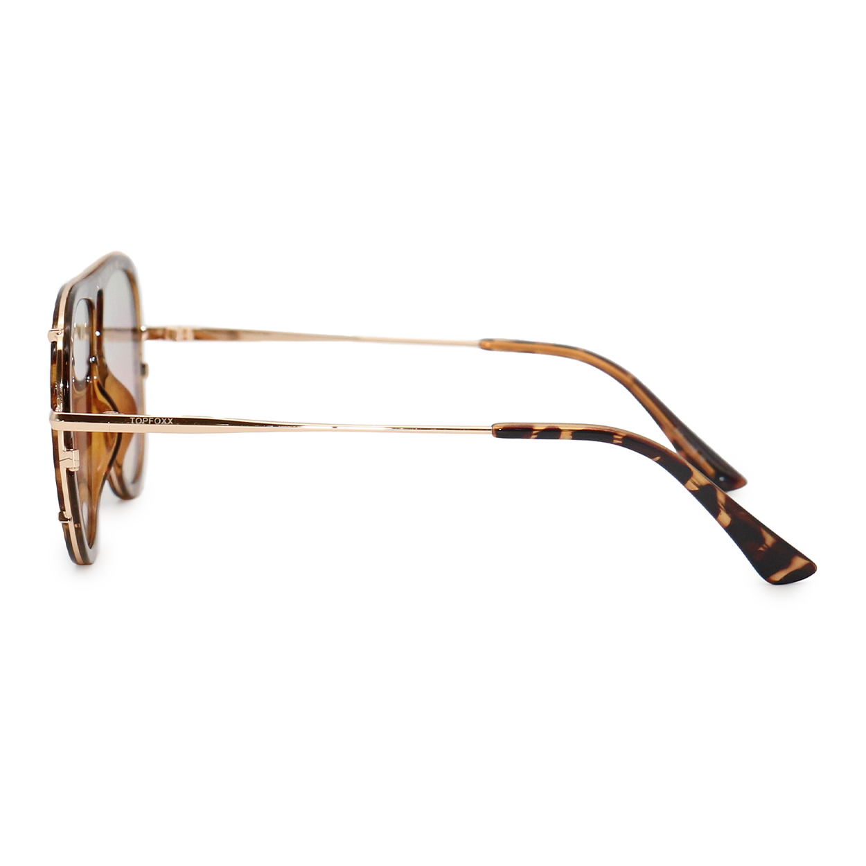 Ivy Luxe - Pride Tangle-Free Round Aviator Sunglasses - Concordia Style Boutique