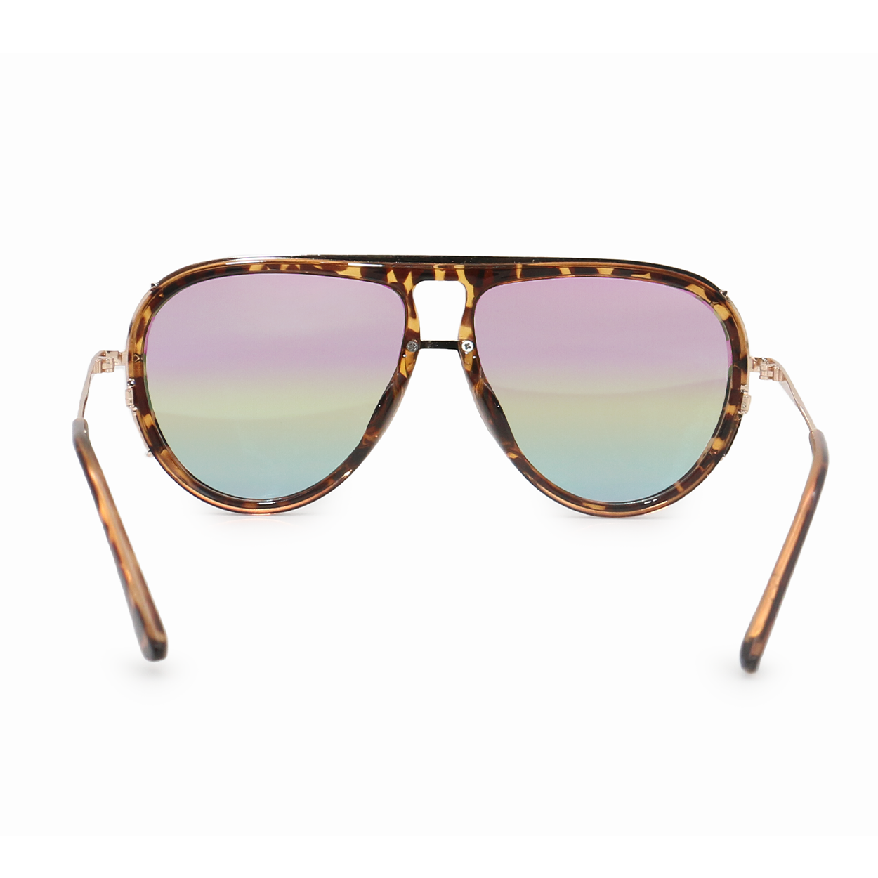 Ivy Luxe - Pride Tangle-Free Round Aviator Sunglasses - Concordia Style Boutique