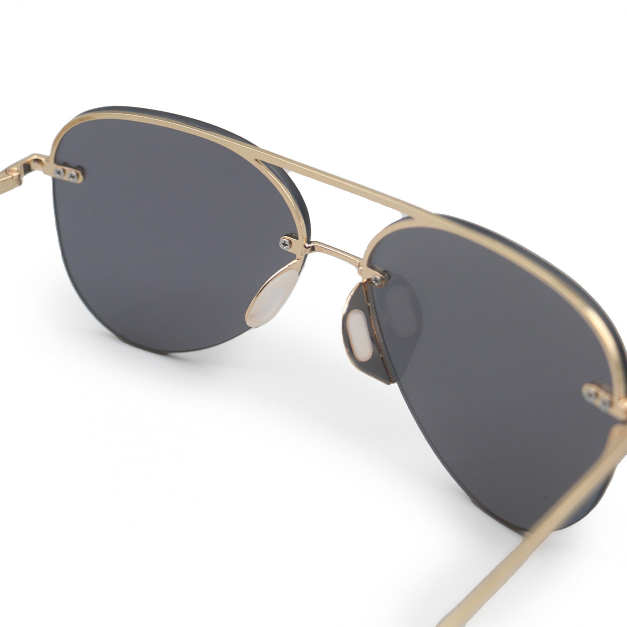 Smaller Megan 2 Mirrored Bronze - Tangle Free Aviator Sunglasses - Concordia Style Boutique