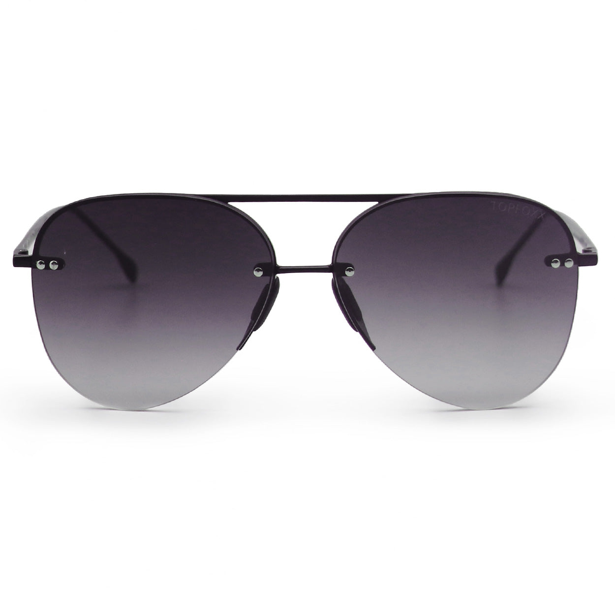 Smaller Megan 2 Faded Black - Tangle Free Aviator Sunglasses - Concordia Style Boutique