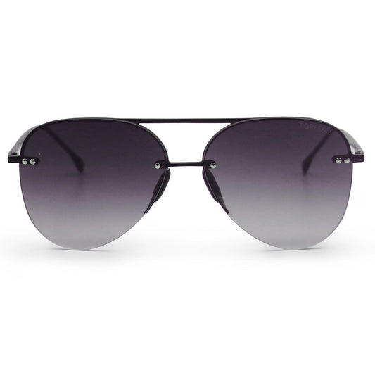 Smaller Megan 2 Faded Black - Tangle Free Aviator Sunglasses - Concordia Style Boutique