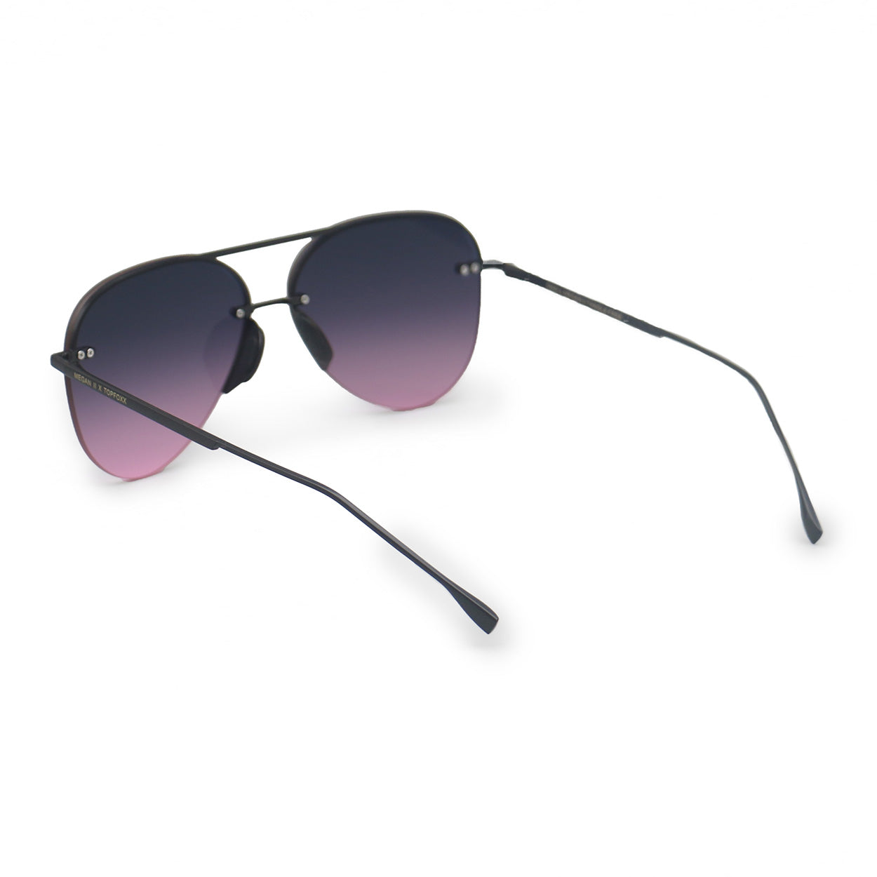 Smaller Megan 2 Faded Purple Pink - Tangle Free Aviator Sunglasses - Concordia Style Boutique