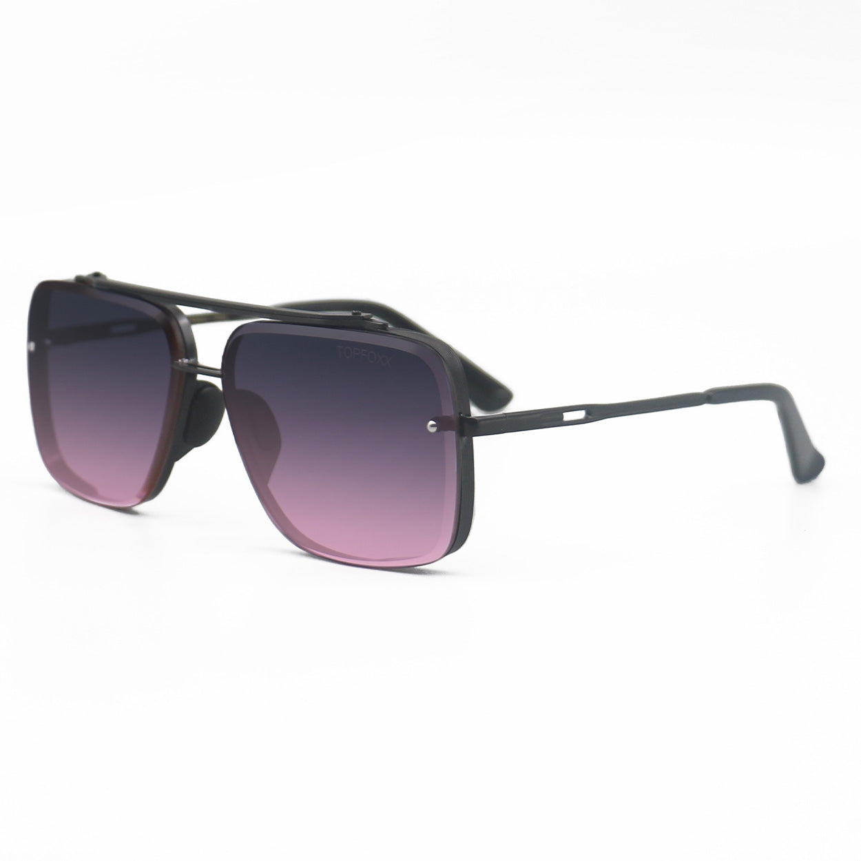 Bella Faded Purple and Pink - Tangle Free Aviator Sunglasses - Concordia Style Boutique