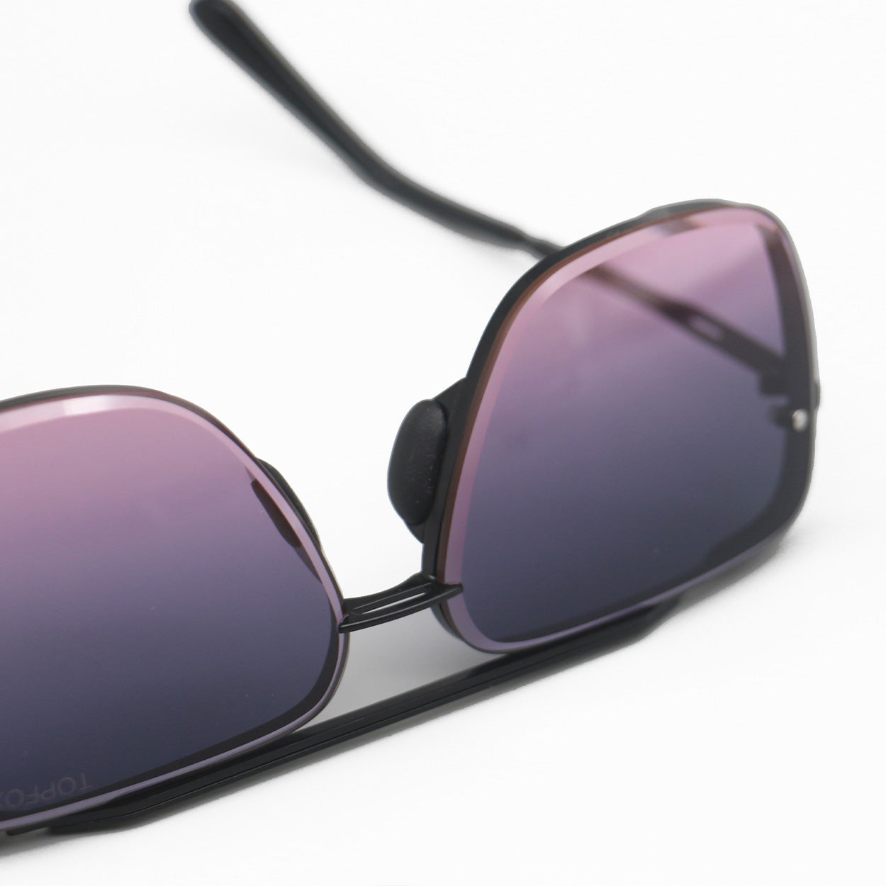 Bella Faded Purple and Pink - Tangle Free Aviator Sunglasses - Concordia Style Boutique