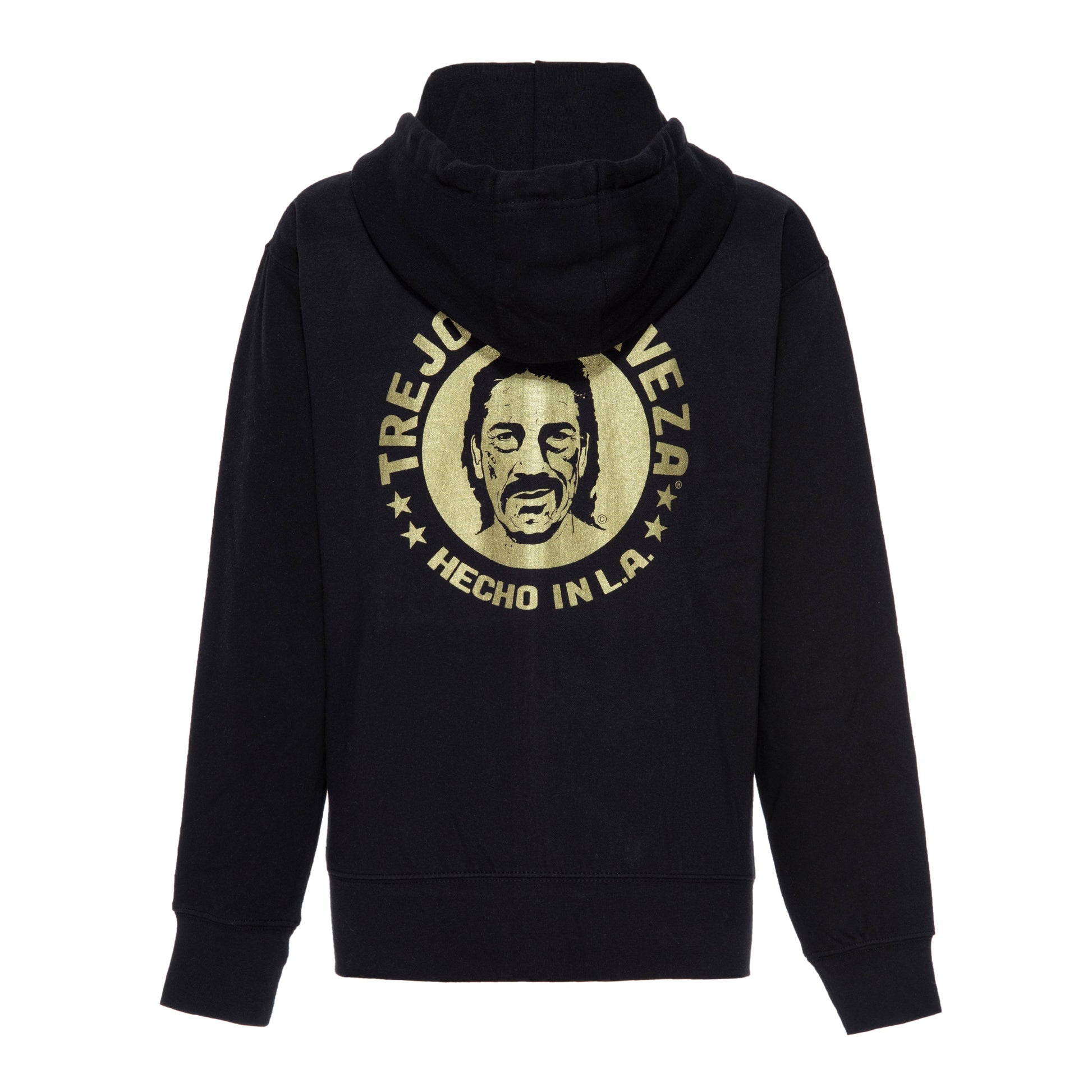 Black Zip-Up Hoodie (Trejo's Cerveza) - Concordia Style Boutique