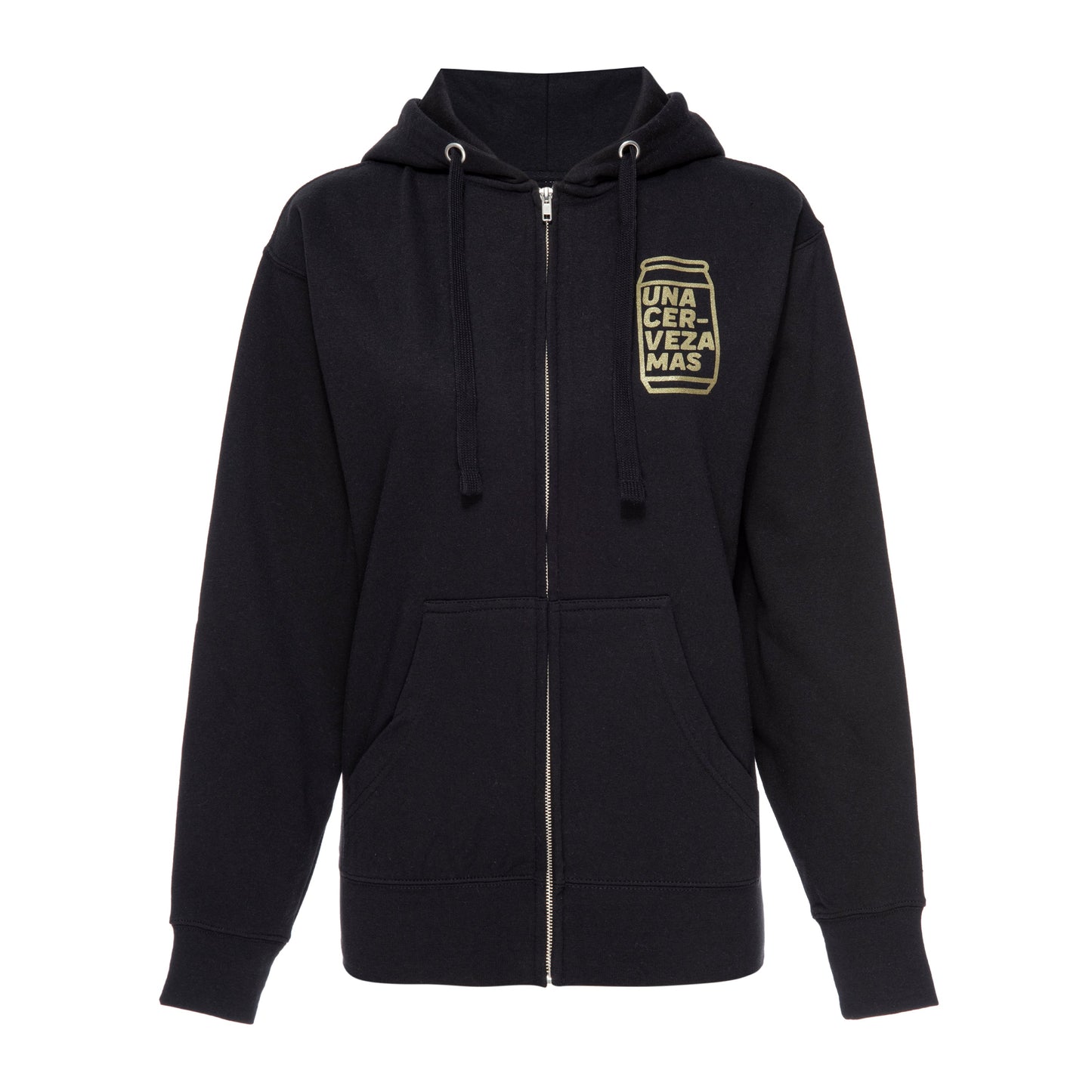 Black Zip-Up Hoodie (Trejo's Cerveza) - Concordia Style Boutique