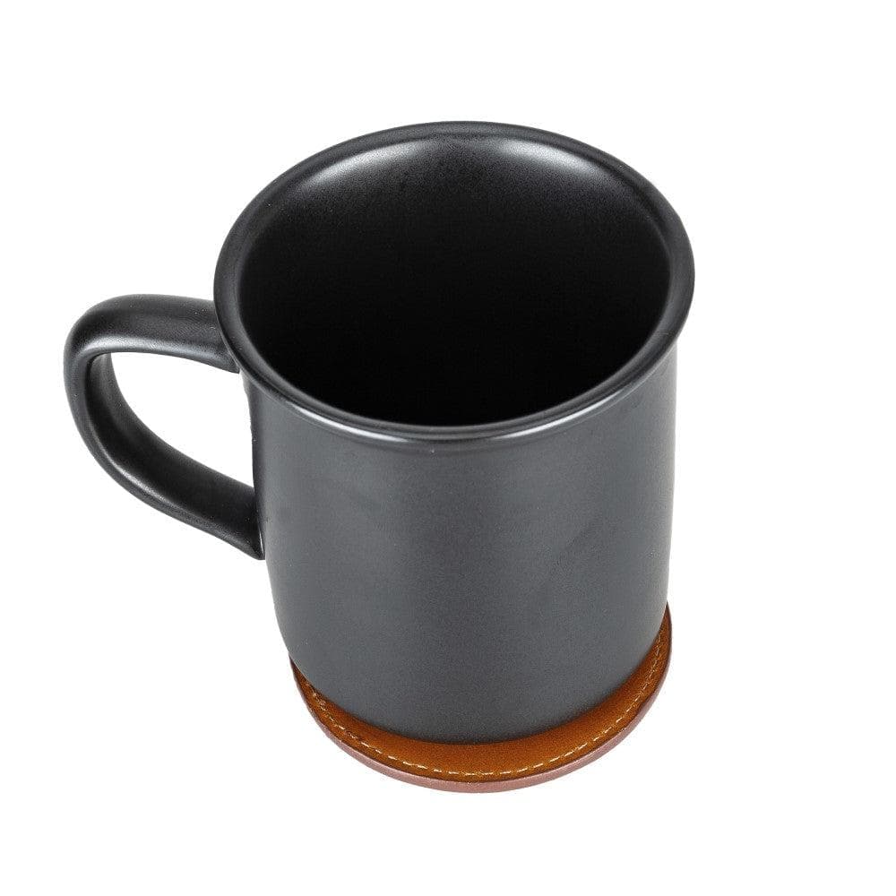Tucson Genuine Leather Coaster Set of 5 with Holder - Premium Cup Coasters - Concordia Style Boutique