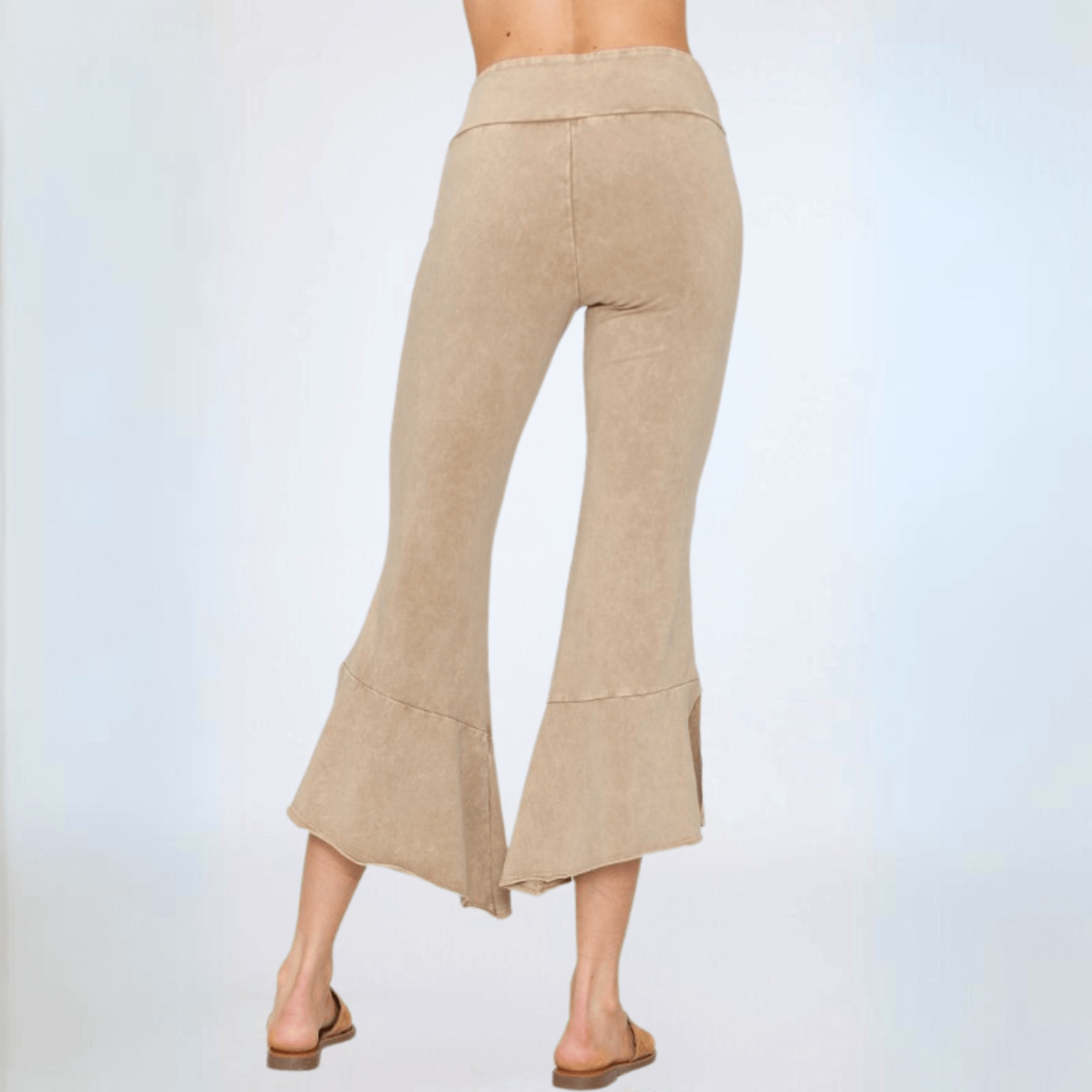 Tulip Hem Cotton Capri Pants Made in USA - Concordia Style Boutique