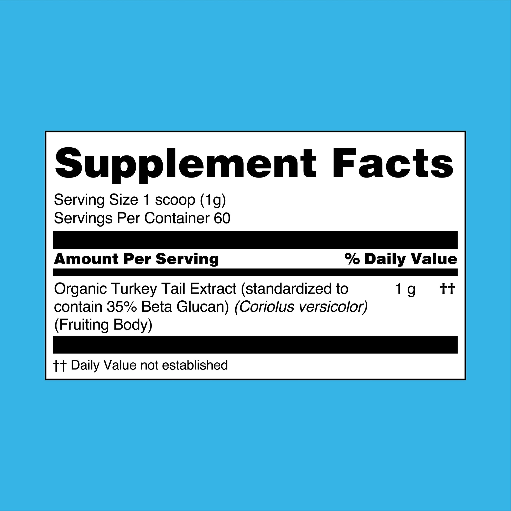 Turkey Tail Mushroom Extract Powder - Concordia Style Boutique