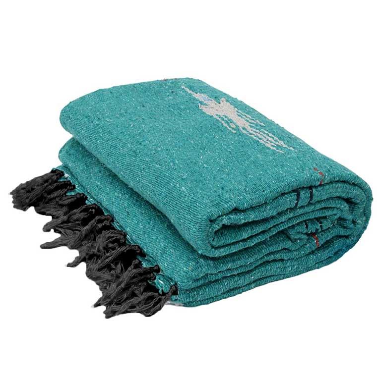 Turquoise Green Baja Thunderbird Blanket - Concordia Style Boutique