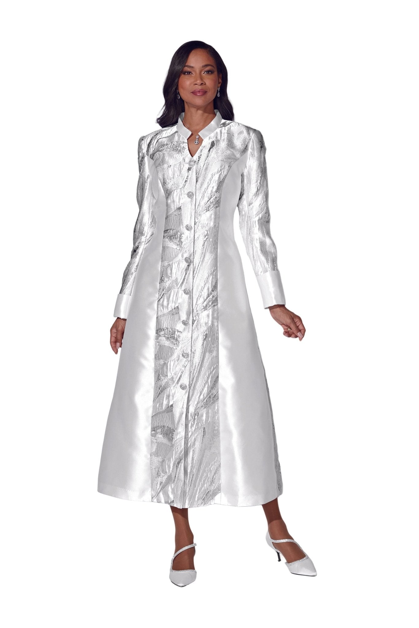 Touch of Metallic Choir Robe by EY Boutique