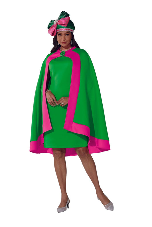 Elegant Outlines Cape Dress by EY Boutique