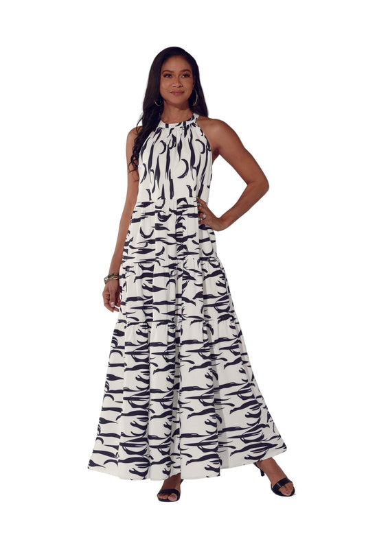 Wear All Over Print Maxi Dress by Studio EY