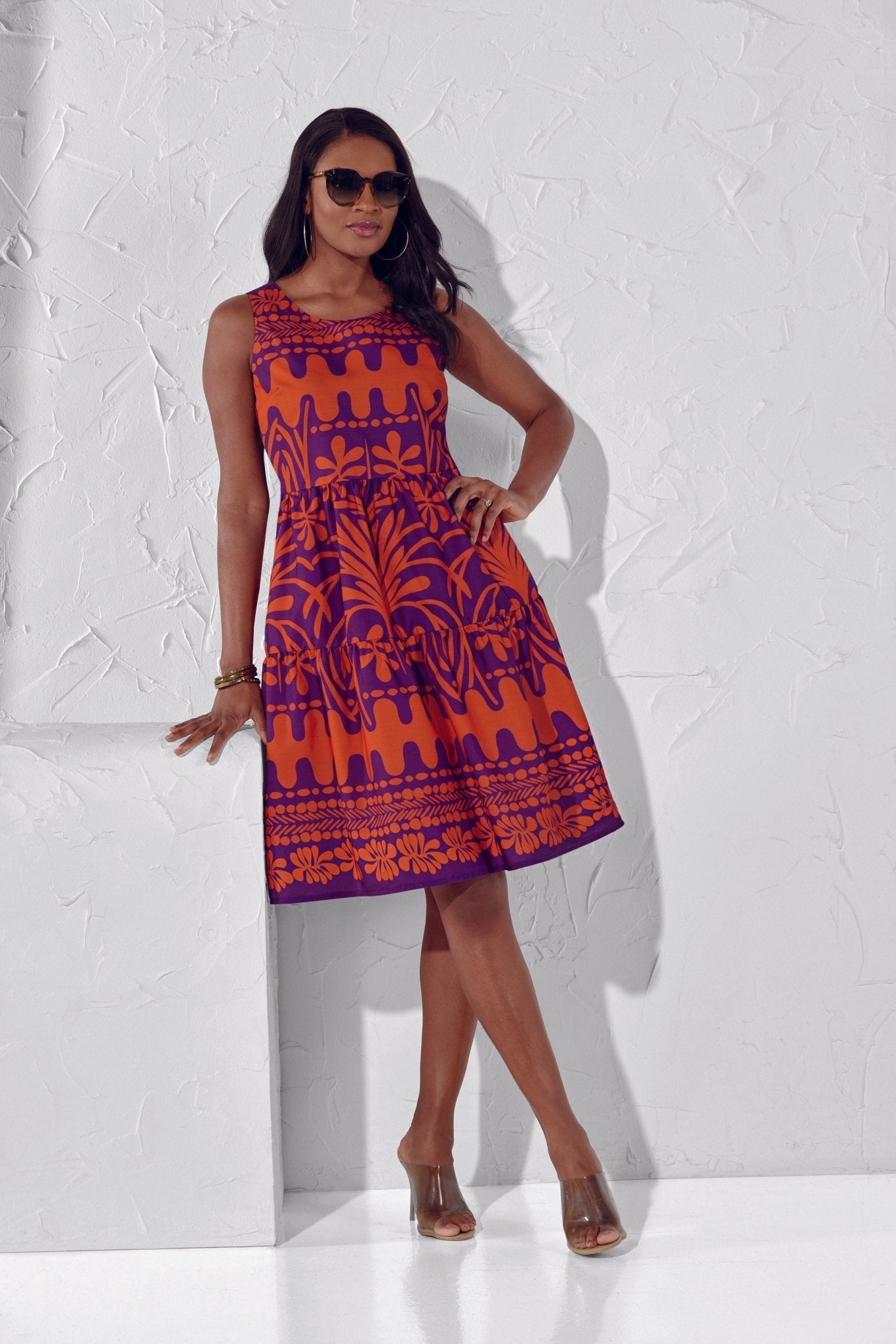 Garden Walk Sleeveless Dress by Studio EY