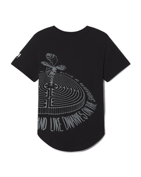 Labyrinth Tee - Onyx
