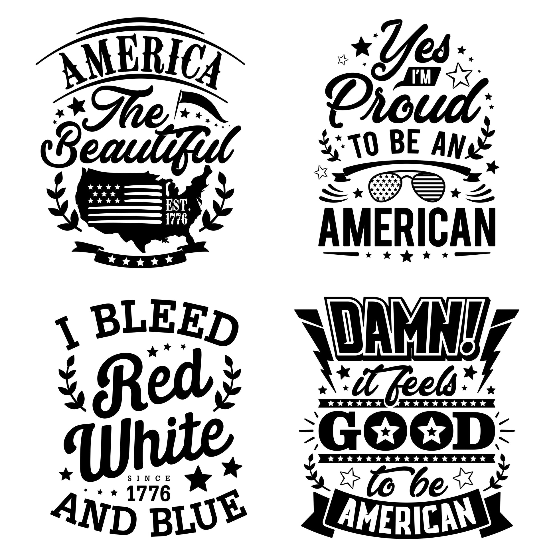 America Laser Engraved Silicone Sleeves - Concordia Style Boutique