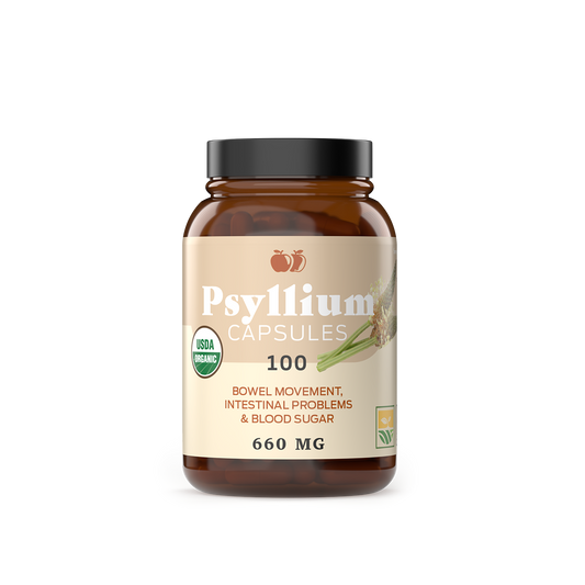 Organic Psyllium Husk Capsules
