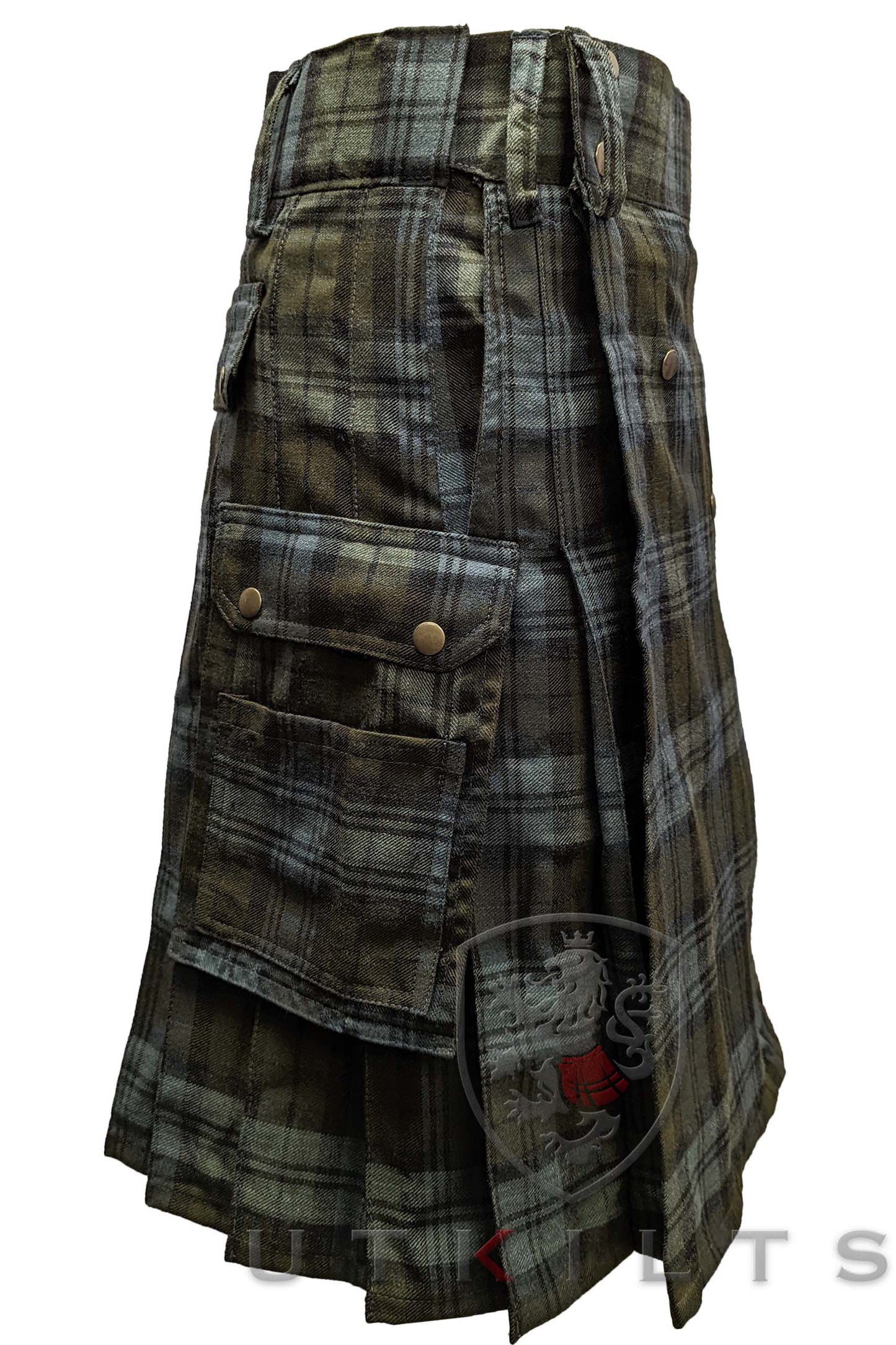 Utility Kilt – Ultimate, Black Watch Weathered