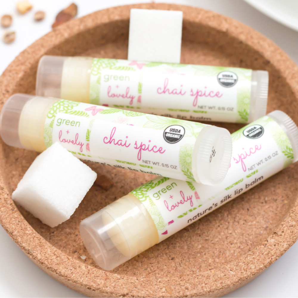 Chai Spice /// Organic Lip Balm Butter for Intense Moisture - Beauty Gift - Concordia Style Boutique