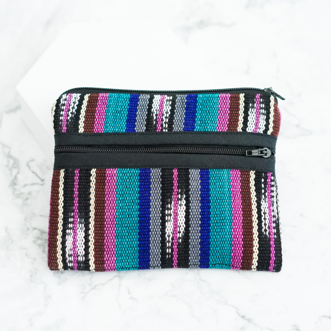 3-Zip Coin Purse - Concordia Style Boutique