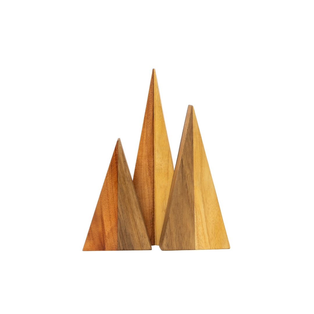 Reclaimed Wood Standing Christmas Trees - Set of 3 - Concordia Style Boutique
