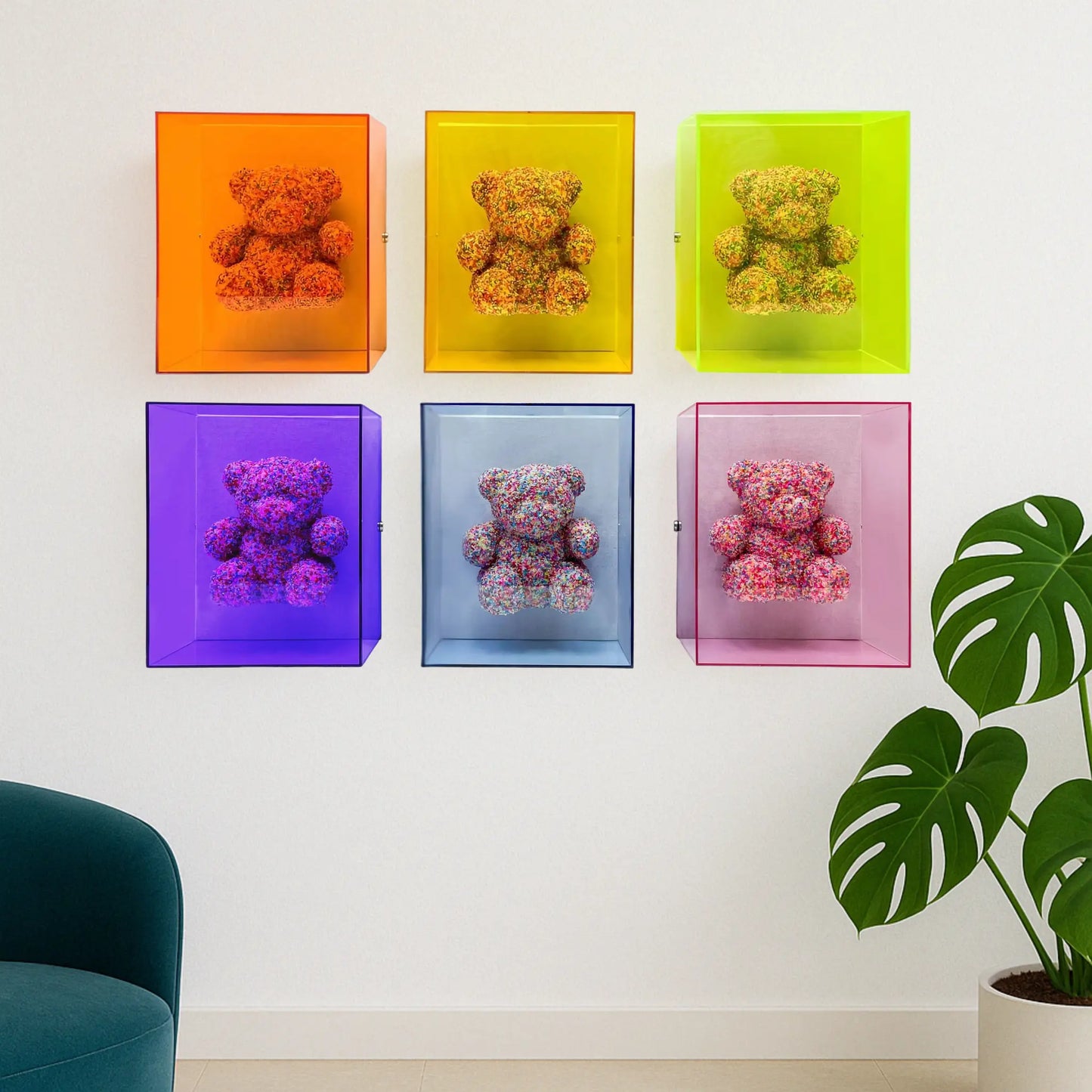 Sprinkle Gummy Bear Wall Art