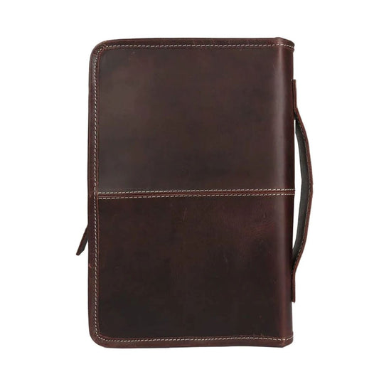 Classic Bible Leather Cover - Choco - Concordia Style Boutique