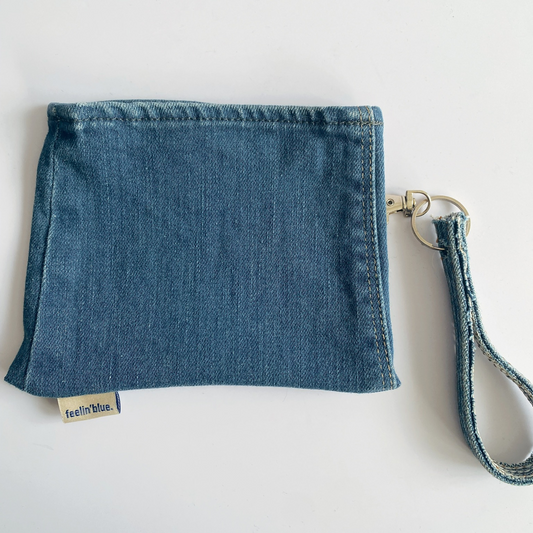 Denim Wristlet