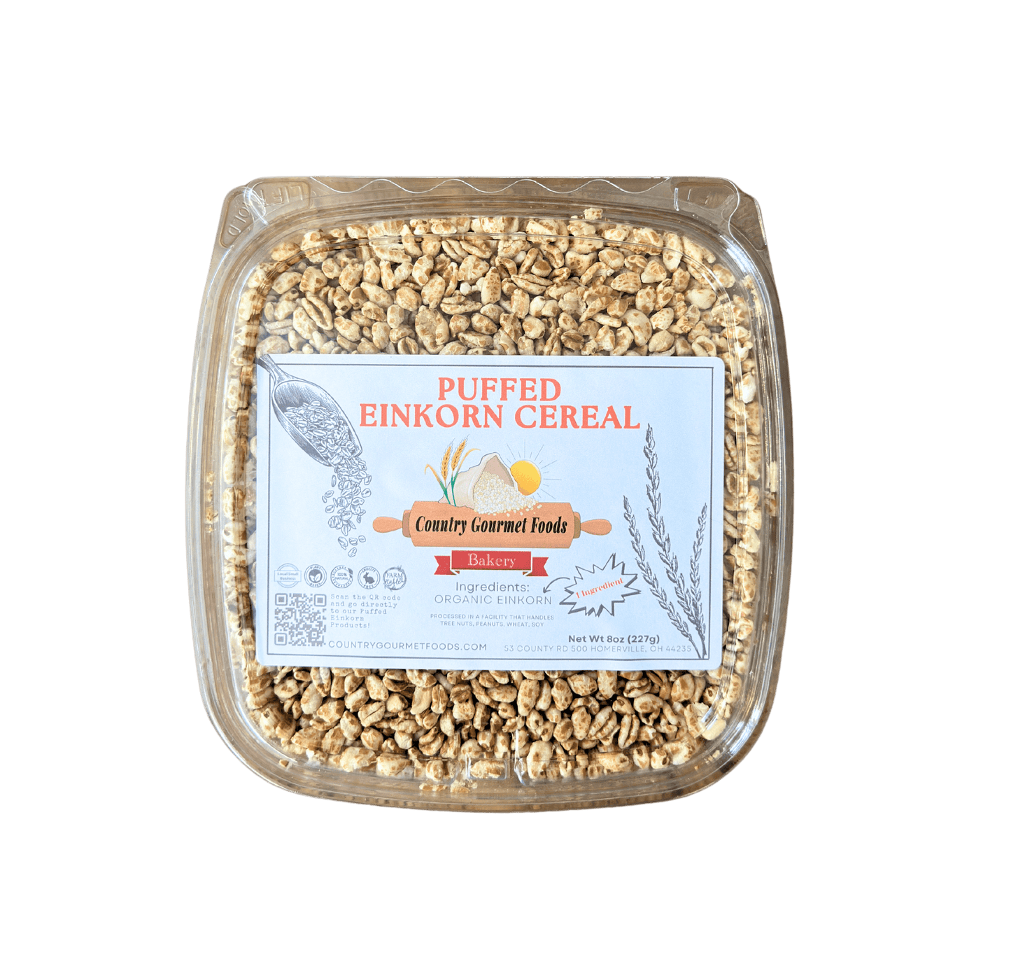 Puffed Einkorn Cereals - Concordia Style Boutique