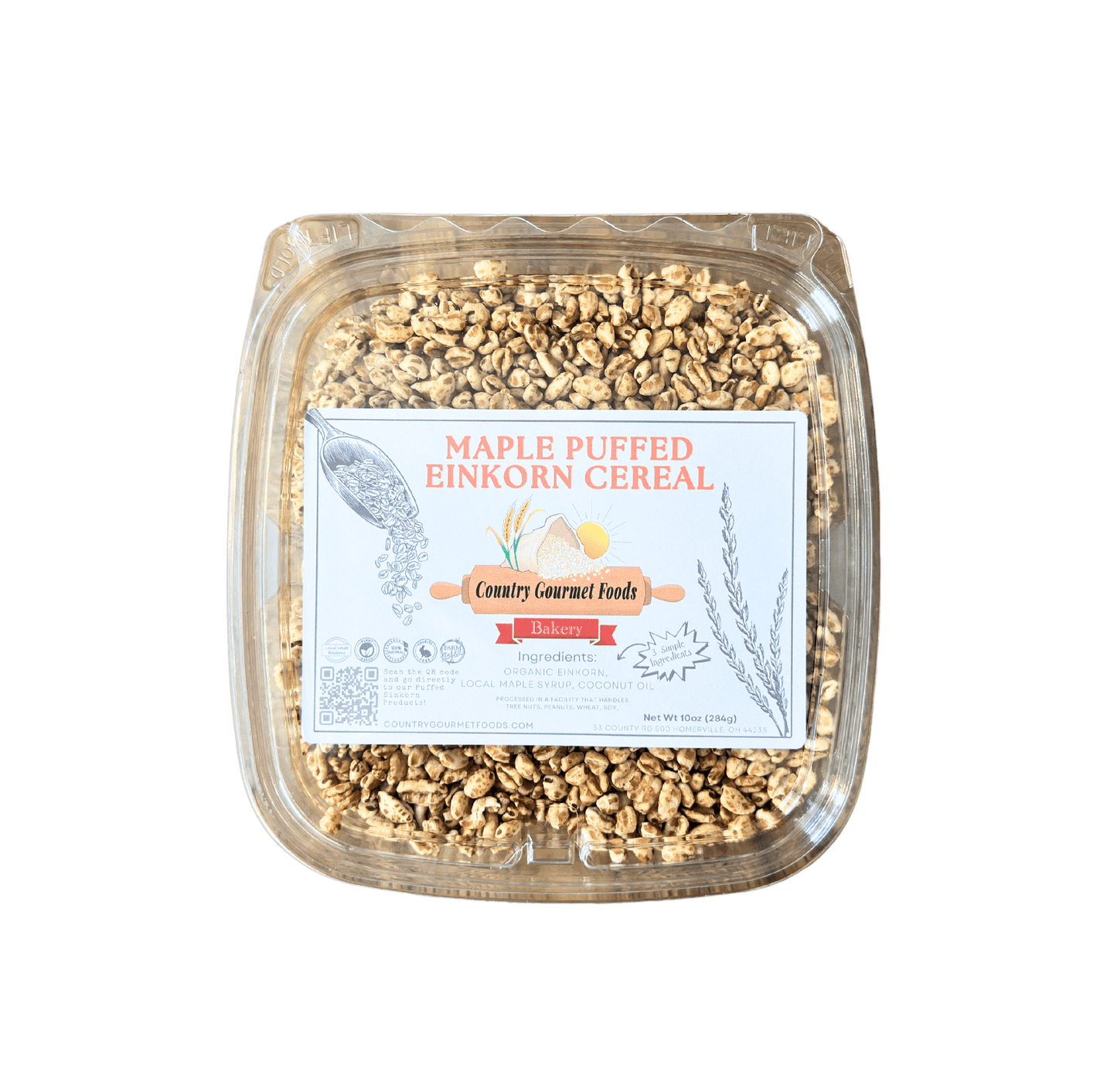 Puffed Einkorn Cereals - Concordia Style Boutique