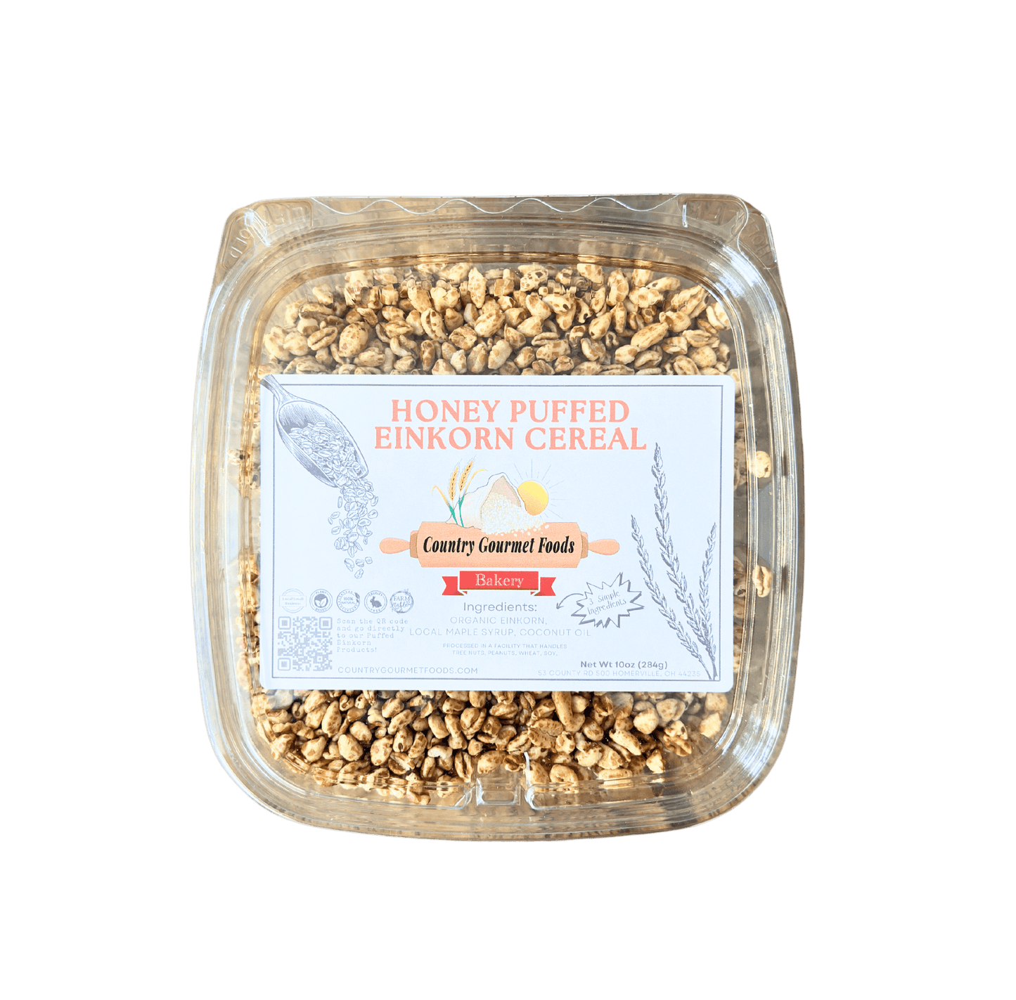 Puffed Einkorn Cereals - Concordia Style Boutique