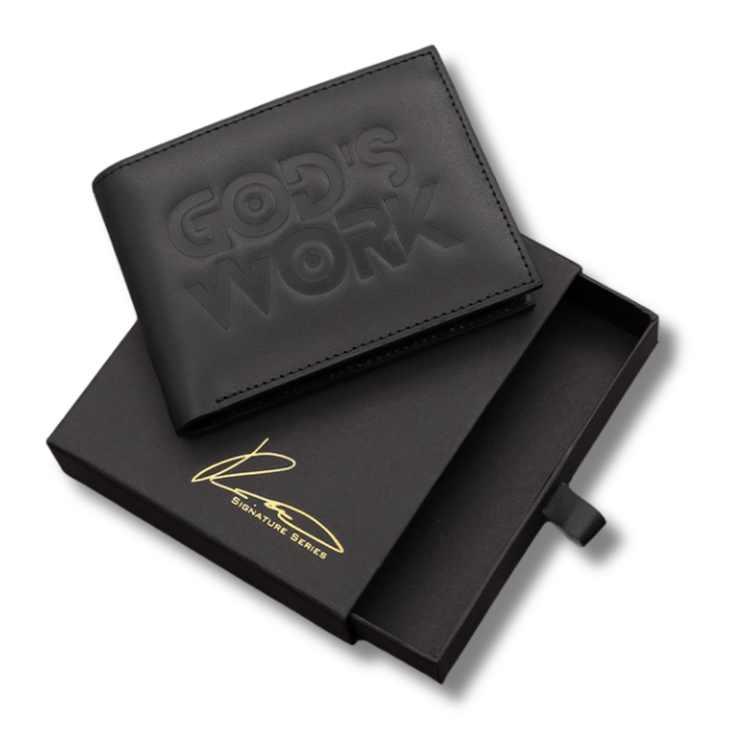 God's Work Genuine Leather Wallet- Signature Series - Concordia Style Boutique