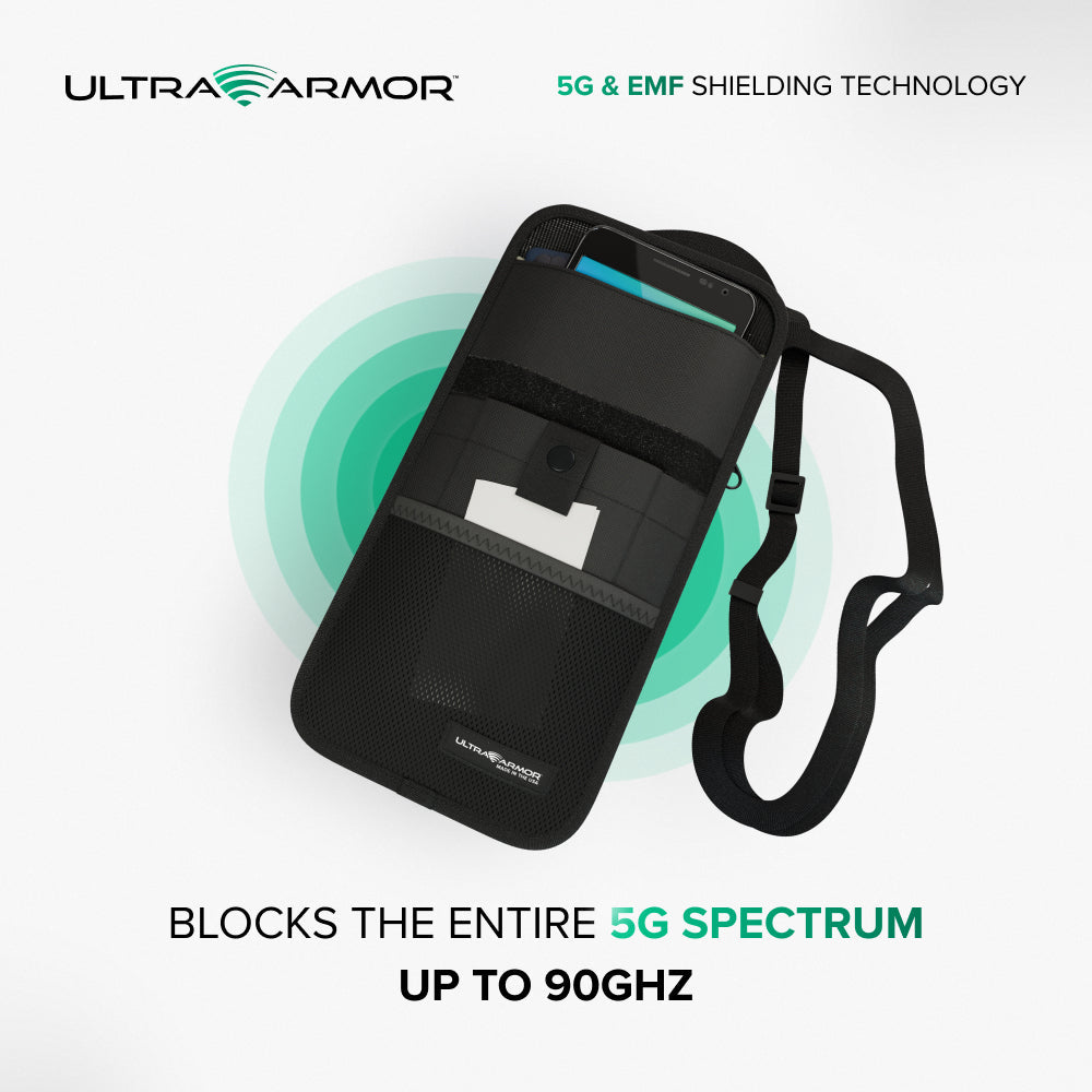 Ultra Armor ConcealShield Cell Phone Faraday Travel Bag – EMF + RFID Blocking Privacy Pouch - Concordia Style Boutique