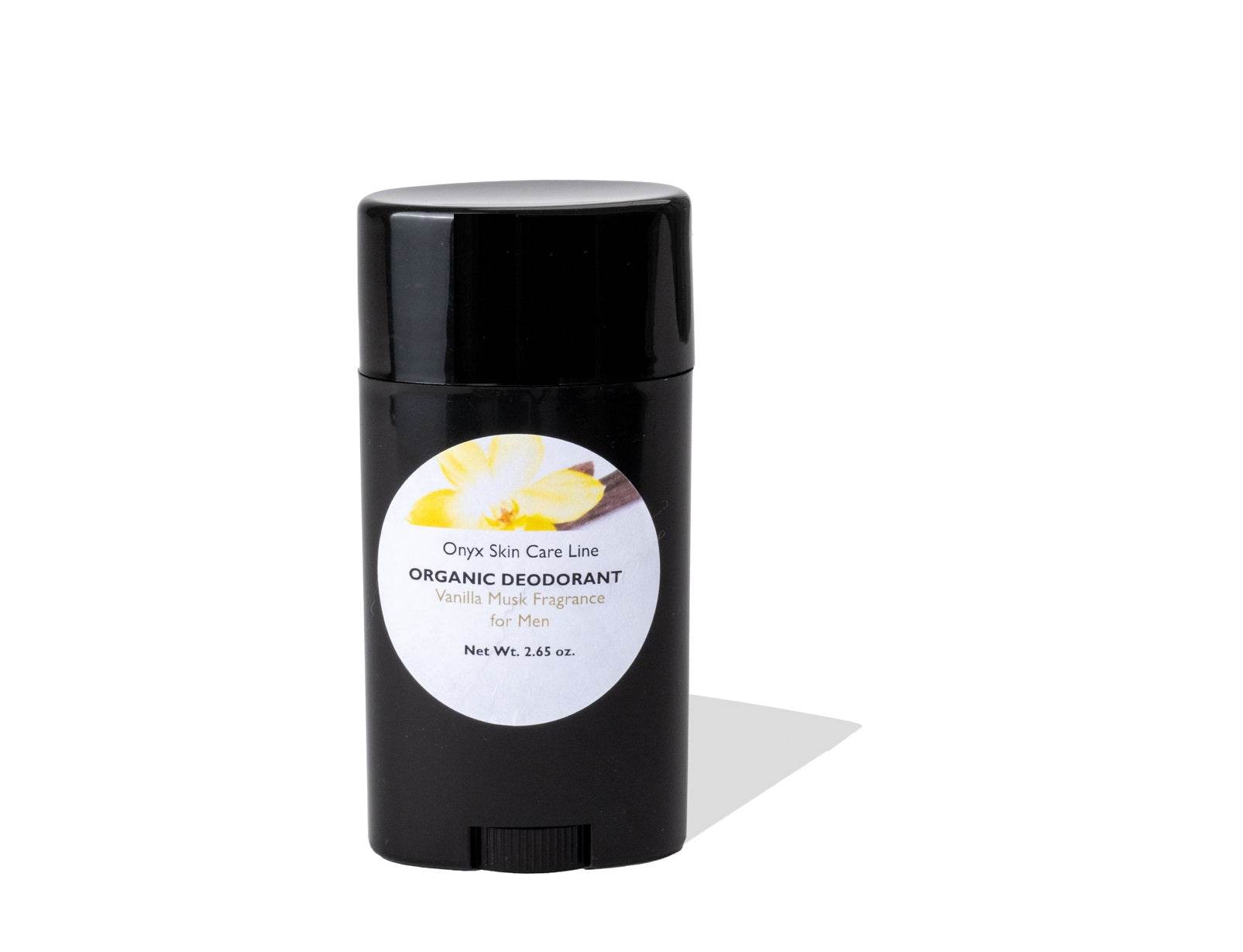 ORGANIC DEODORANT- VANILLA MUSK FRAGRANCE - FOR MEN - Concordia Style Boutique