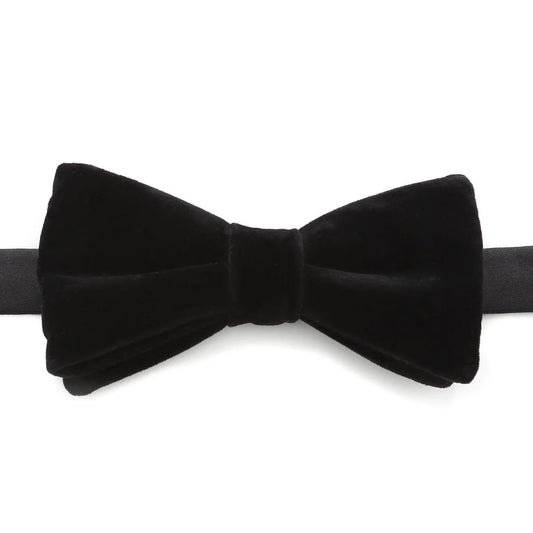 VDP Black Velvet Bow Tie - Concordia Style Boutique