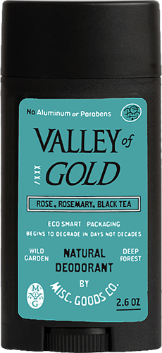 "Valley of Gold" Natural Deodorant
