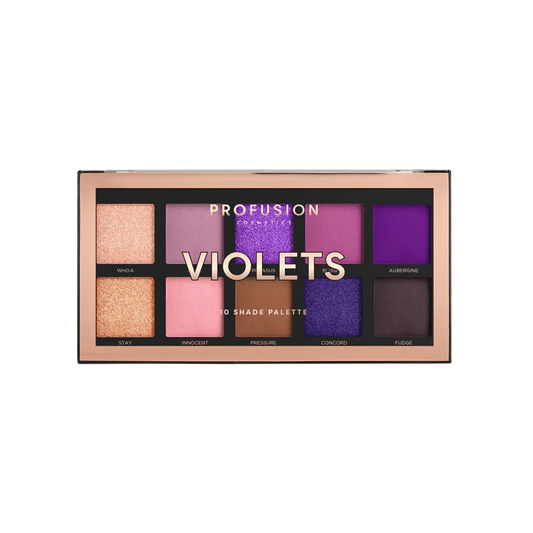 Violets 10 shade palette