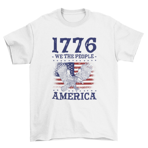 1776 America patriotic t-shirt - Concordia Style Boutique