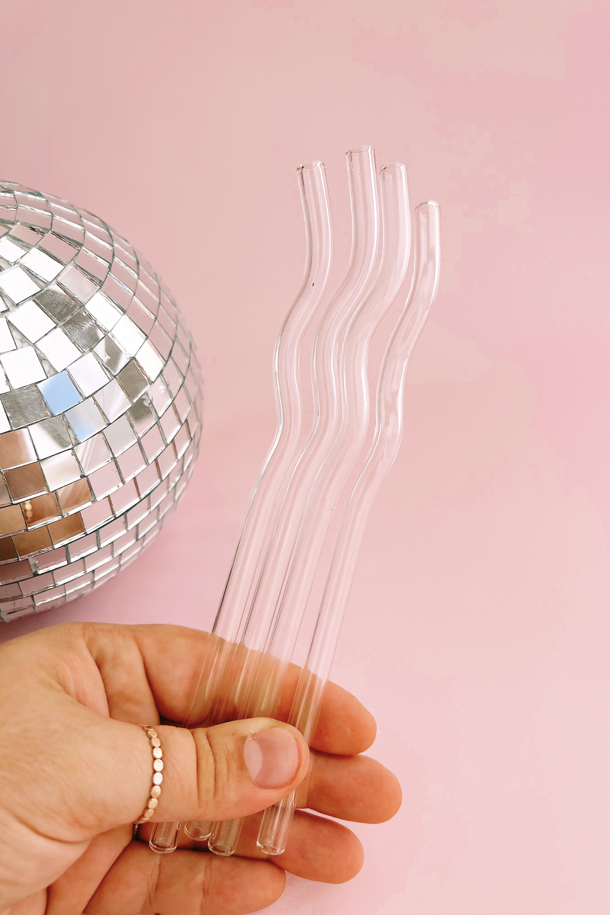 Wavy Glass Straws - Concordia Style Boutique