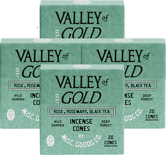 "Valley of Gold" Cone Incense