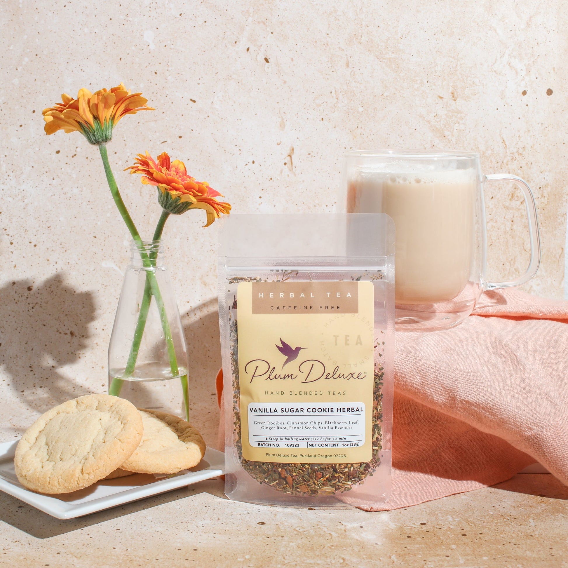 Vanilla Sugar Cookie Herbal Dessert Tea - Concordia Style Boutique
