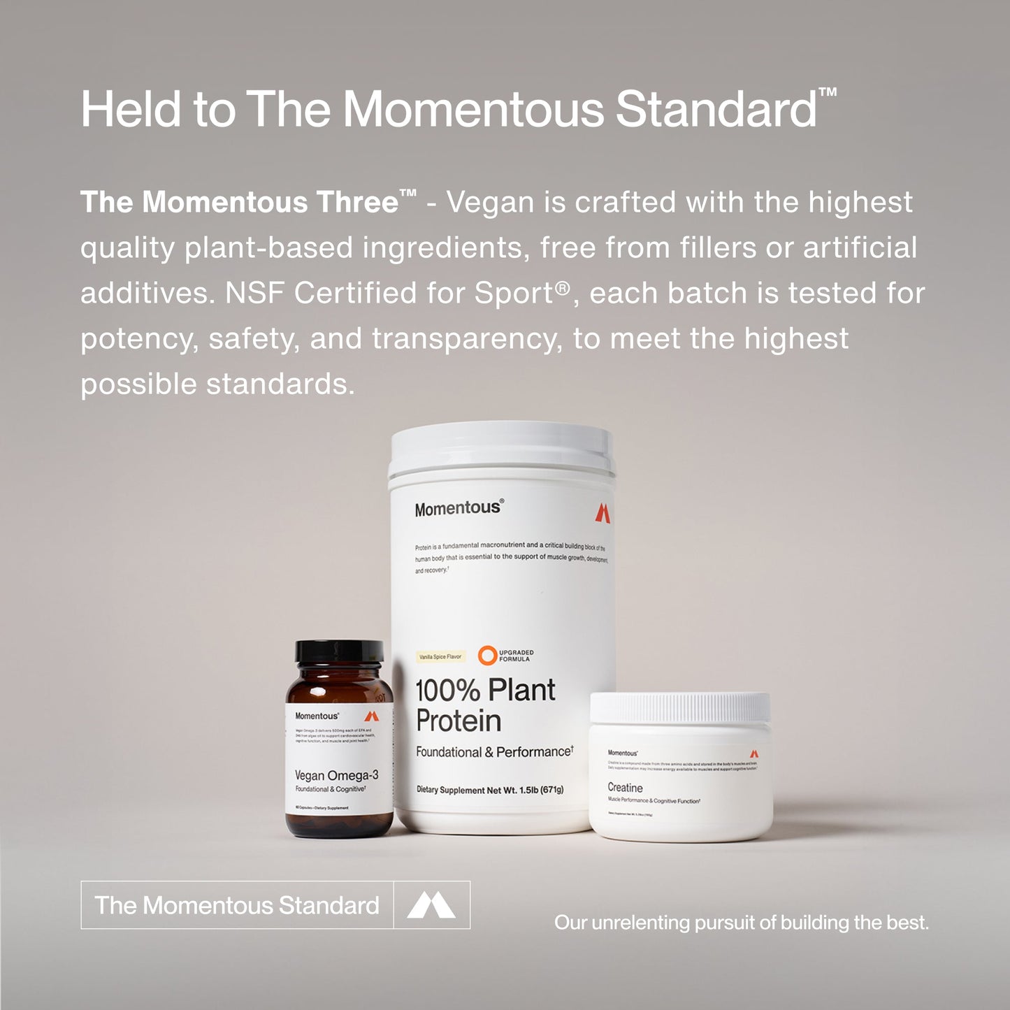 The Momentous Three - Vegan
