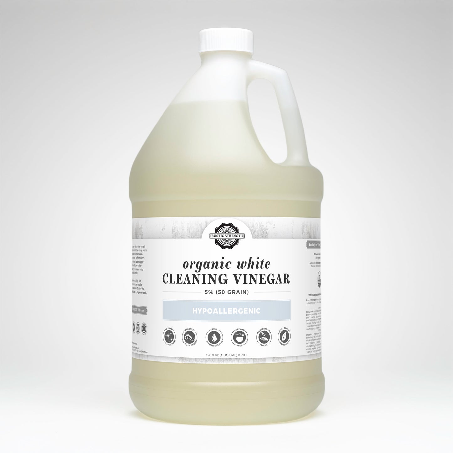 Organic White Cleaning Vinegar | 5% (50 grain) - Concordia Style Boutique