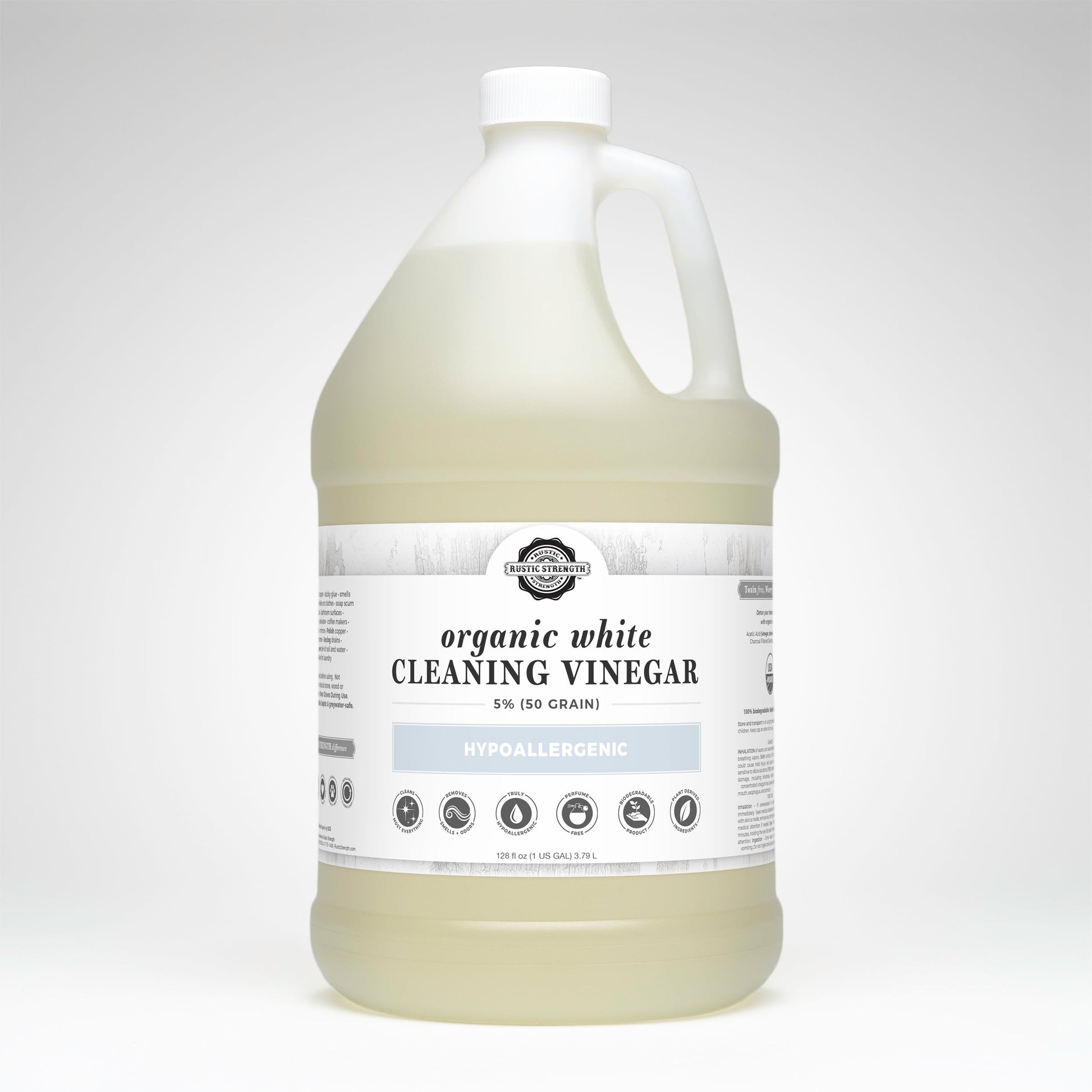 Organic White Cleaning Vinegar | 5% (50 grain) - Concordia Style Boutique