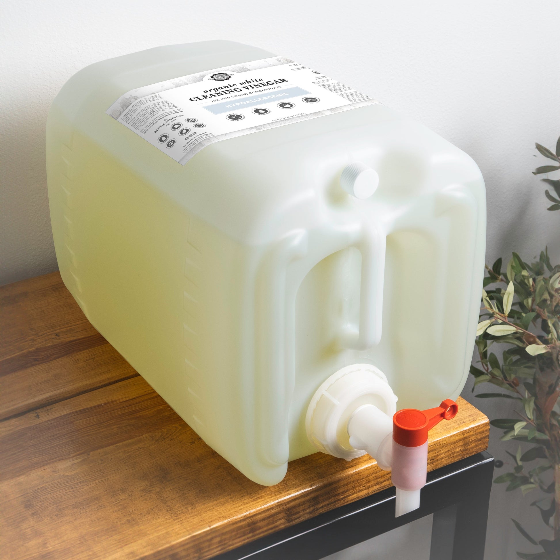 Organic White Cleaning Vinegar Concentrate | 10% (100 grain) - Concordia Style Boutique