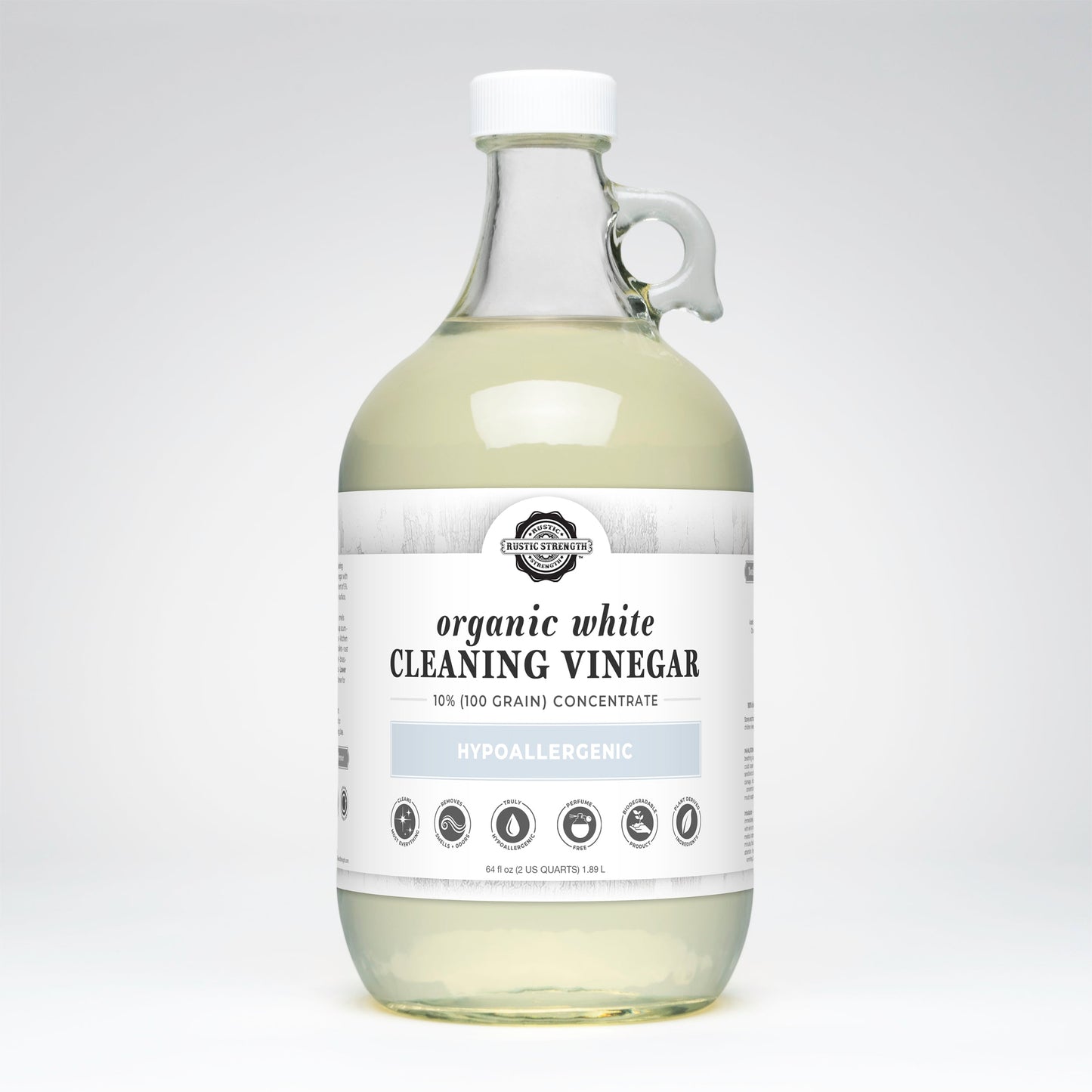 Organic White Cleaning Vinegar Concentrate | 10% (100 grain) - Concordia Style Boutique